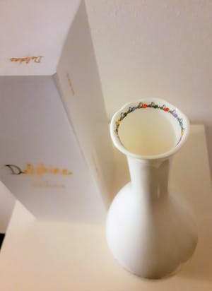 Delphine Boel - Vaas 'Love' incl. certificaat en or. verpakking, niet meer in handel kopen? Bied vanaf 79!