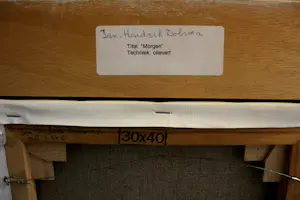 Janhendrik Dolsma - Ingelijste olieverf: "Morgen" kopen? Bied vanaf 899!