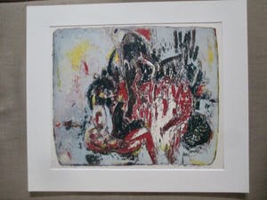 Wim Motz - Litho "Vluchtelingen" kopen? Bied vanaf 50!