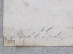 Ferdinand Ernst Lintz - Staande jongeman met werktuig in zijn hand - Tekening kopen? Bied vanaf 30!