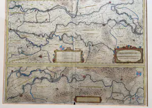 Hendrik Hondius - Kopergravure Rijn, Maas en Waal kopen? Bied vanaf 170!