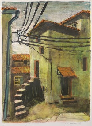 Jeroen Hermkens - Litho, Provence - Ingelijst kopen? Bied vanaf 50!