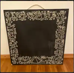 Keith Haring - Pop Shop Chalkboard 53 x 53 cm zwart vendu pour 99€ !
