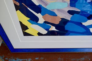 Karel Appel - Karel Appel - Stripes serie - Nr. 24 - Geheel nieuw ingelijst kopen? Bied vanaf 595!
