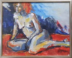 Ton Etman - Naakt - Schilderij (Ingelijst) kopen? Bied vanaf 225!