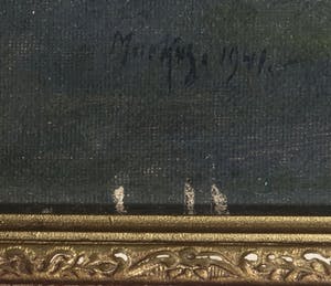 Antoon Markus - Olieverf op doek, Uiverbult bij Groesbeek - Ingelijst kopen? Bied vanaf 10!