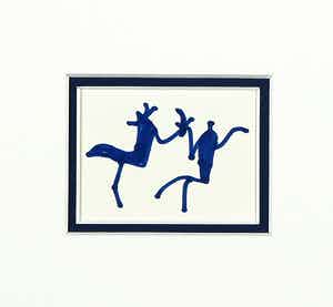 Jan Roede - Tekening, Zonder titel (met certificaat van echtheid!) verkocht voor € 50!