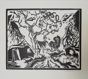 Arie Zuidersma - Drents landschap kopen? Bied vanaf 55!