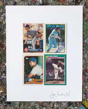 Jan Henderikse - Multiple ("Topps") - 2018 - Unieke Collage van honkbalplaatjes (inclusief boek) kopen? Bied vanaf 85!