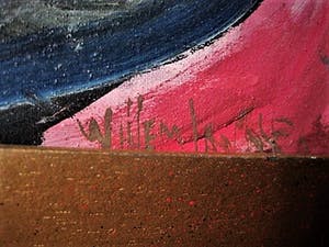 Willem Janssen - Monumentaal schilderij van Limburgse Expressionist - Moeder en Kind - GROOT!! kopen? Bied vanaf 229!