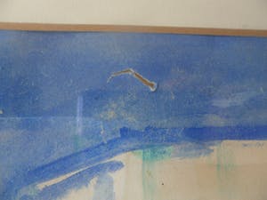 Wim Drion - Gouache op papier, titel. "Rendez-vous kopen? Bied vanaf 25!