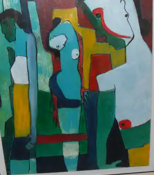 Theo Mackaay - Three Female Figures verkauft für € 400!