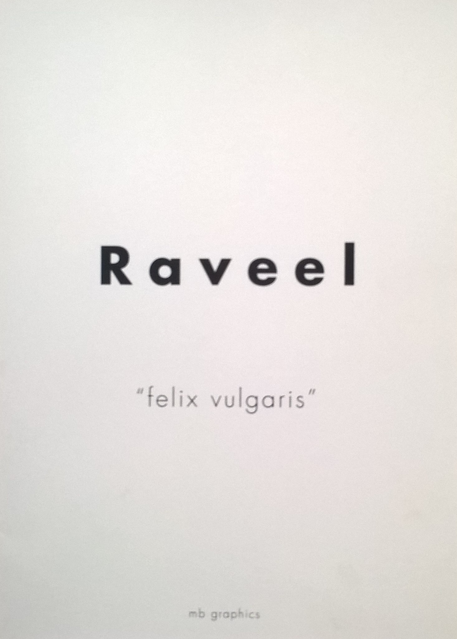 Roger Raveel - felix vulgaris – 6 zeefdrukken kopen? Bied vanaf 2175!