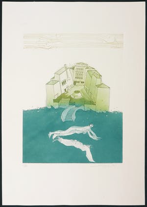 Niet of onleesbaar gesigneerd - Aquatint, Zonder titel kopen? Bied vanaf 1!