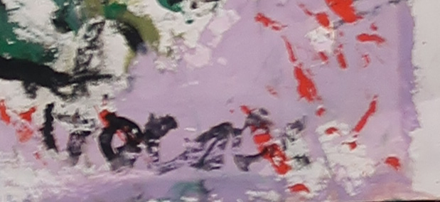 Niet of onleesbaar gesigneerd - Acryl op papier, Abstract voorstelling kopen? Bied vanaf 1!