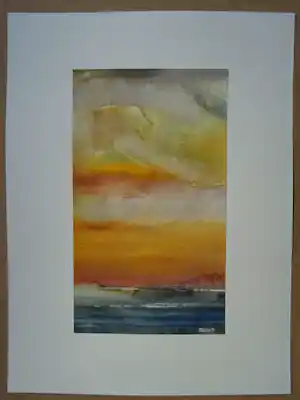 Buy Franklin Meijer - Waddenzee - Zonsondergang? Bid from 20!
