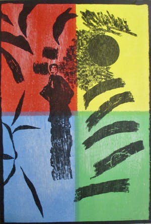 Jef Diederen - Grote houtsnede kopen? Bied vanaf 1!