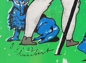 Lucebert - ' En hij opende hem de ogen' - Ingelijst 1973 kopen? Bied vanaf 195!
