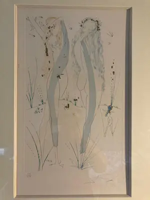 Salvador Dali - - Surrealistische naakten - Ingelijst - " Songs of King Solomon " kopen? Bied vanaf 300!