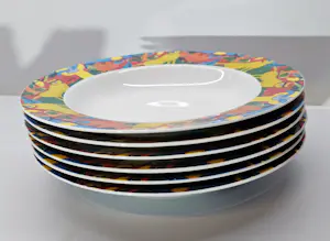 Corneille - Serviesgoed, 6 diepe borden 21 cm kopen? Bied vanaf 50!