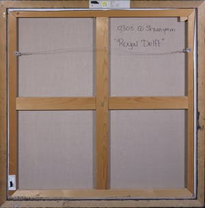 Shunyam - Acryl op doek, Royal Delft - Ingelijst kopen? Bied vanaf 100!