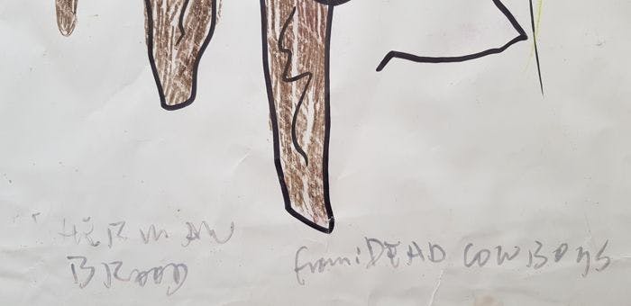 Herman Brood - zeer grote tekening, ingelijst en gesigneerd kopen? Bied vanaf 1000!