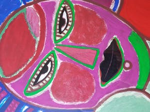 Corneille - Laatste keer!: Mounira a la fleur, zeefdruk 118/200, gesigneerd kopen? Bied vanaf 275!