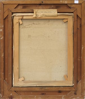 Joan Vila i Moncau - Olieverf op doek, Pueblo - Ingelijst kopen? Bied vanaf 1!