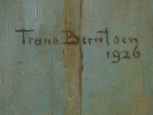 Frans Berntsen - weergaloos mooi 1926 art-deco "Stilleven van Flessen" gesigneerd kopen? Bied vanaf 1!