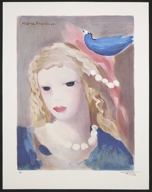 Marie Laurencin - Litho, Vrouw met parelketting / Orphelins d'Auteuil kopen? Bied vanaf 1!