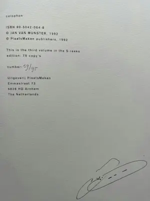 Jan van Munster - UITGAVE MET PYROGRAFIEËN. kopen? Bied vanaf 150!