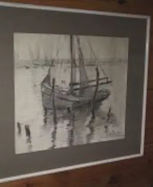 Buy Maurice Debaille - Vissersboten in de haven? Bid from 25!