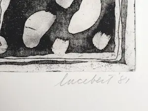 Lucebert - Ets: Paradijs & gedicht (1981) kopen? Bied vanaf 150!