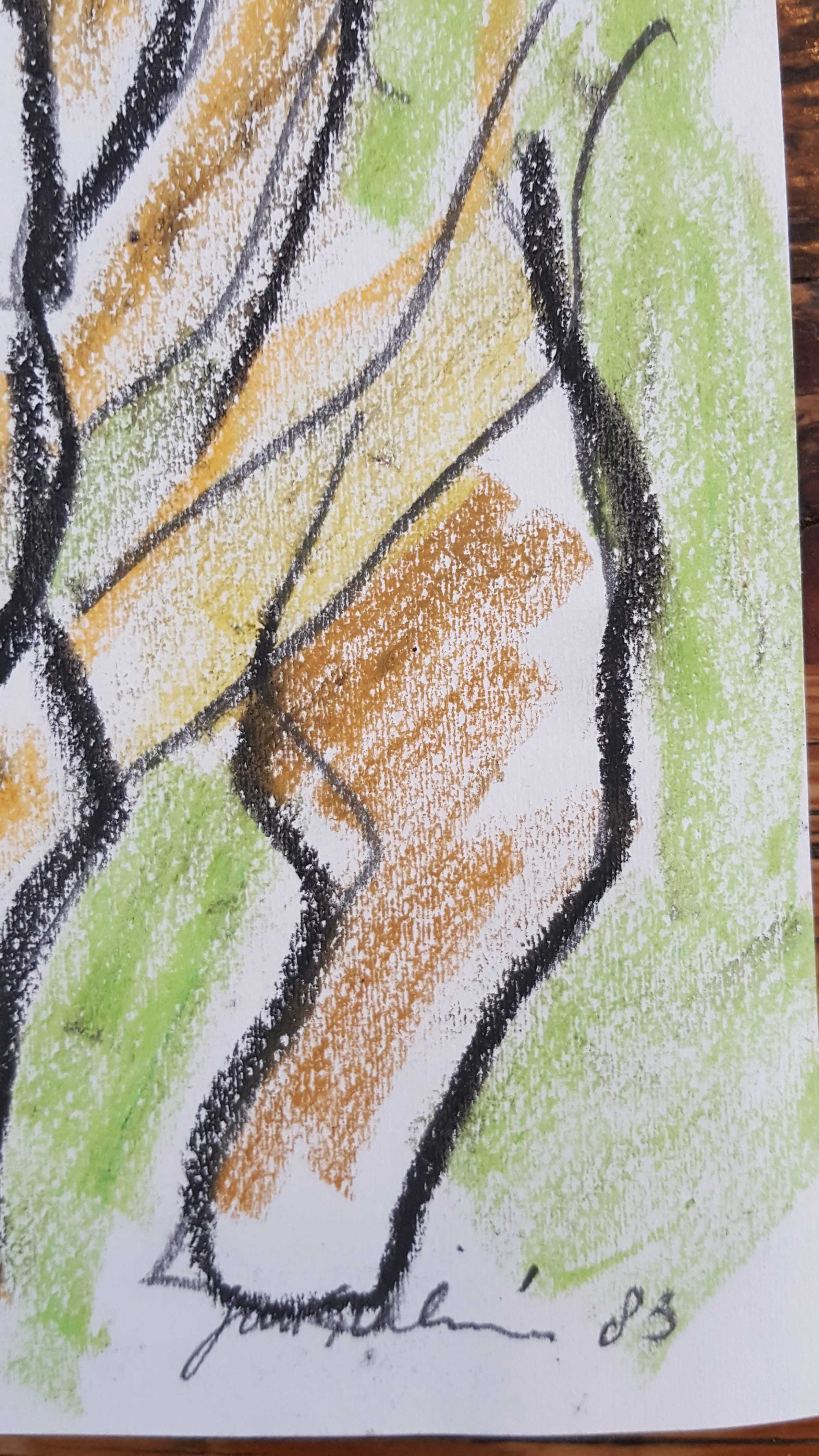 Jan Sierhuis - pastel/krijt op papier kopen? Bied vanaf 120!