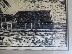 Willem Karel Rees - Molen "De Bonte Hen". kopen? Bied vanaf 40!