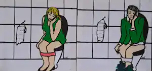 Anke Peddemors - Op de pot tweeluik. verkauft für € 50!