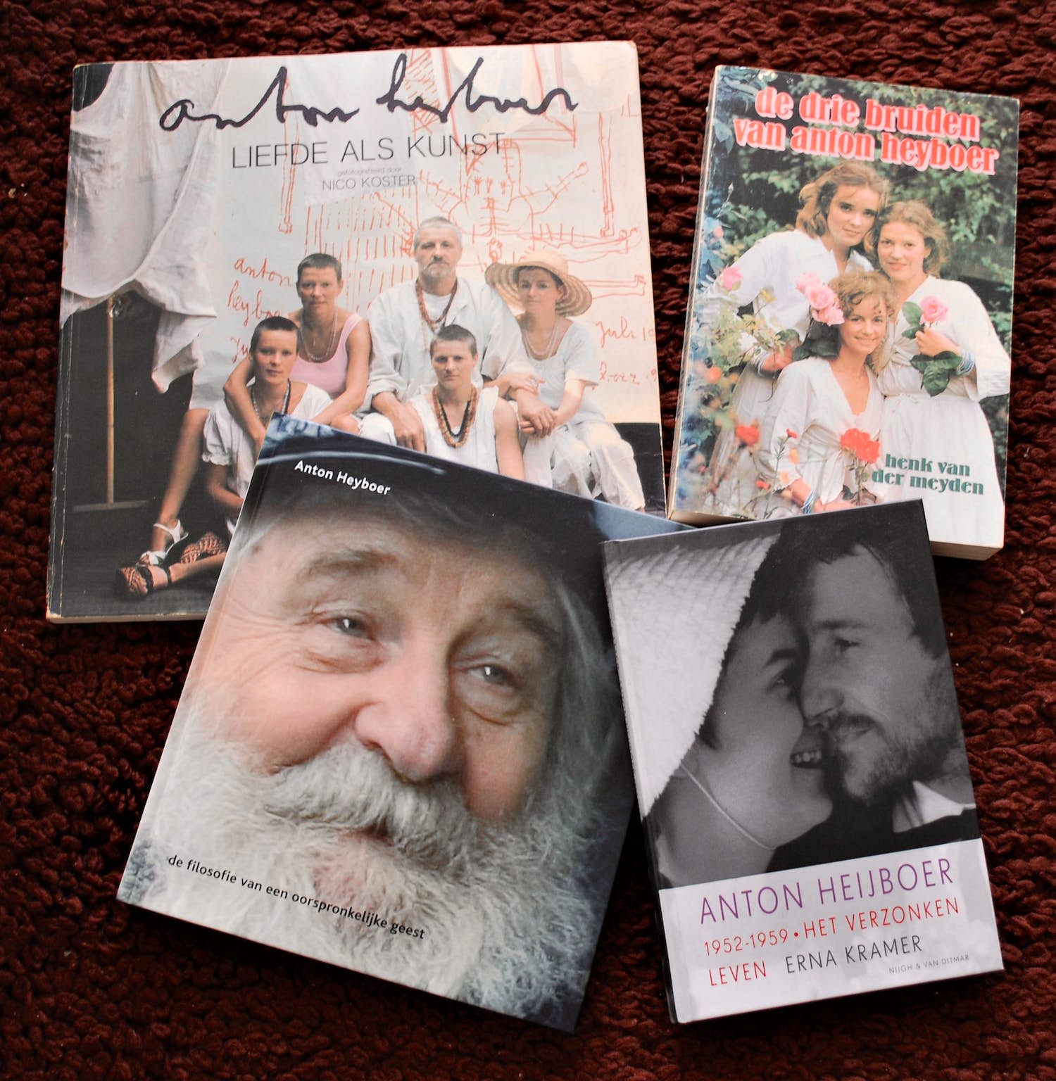 Anton Heyboer - 4 boeken -> n.b. geen veilingkosten en gratis verzonden NL verkocht voor € 50!