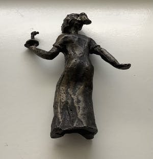 Brons (Onbekend) - Meisje met kaars kopen? Bied vanaf 35!