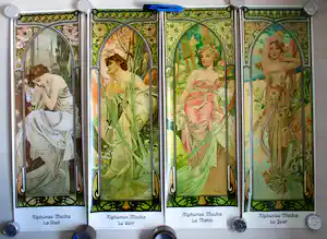 Alfons Mucha - Diverse affiches verkauft für € 10!
