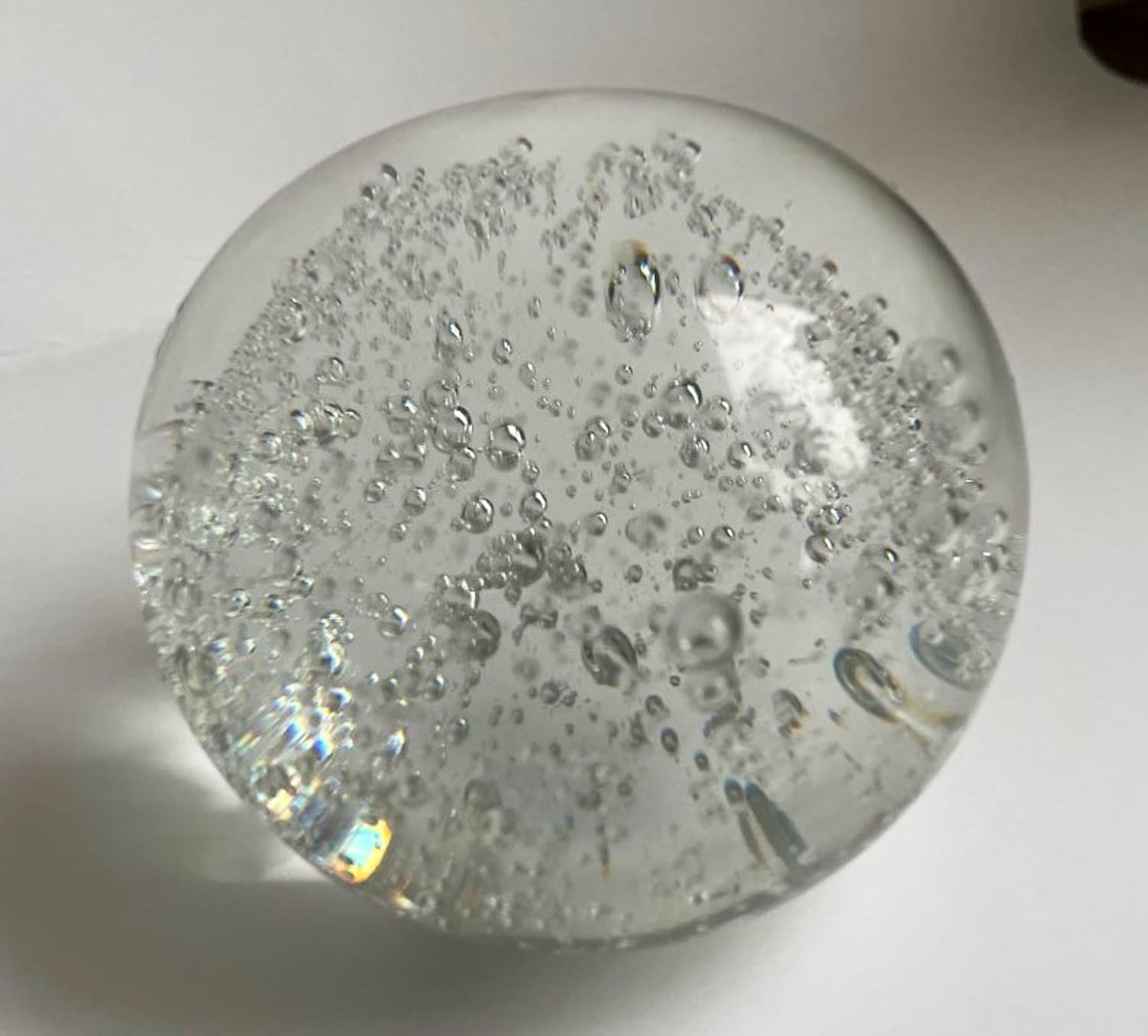 Floris Meydam - Blank kristallen presse papier met luchtbellen voor Royal Leerdam kopen? Bied vanaf 1!