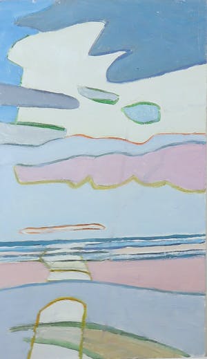 Paul Overhaus - Acryl op board, Zonder titel - Ingelijst kopen? Bied vanaf 60!