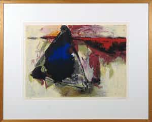 Hans Vanhorck - Litho, Manifest - Ingelijst verkocht voor € 35!