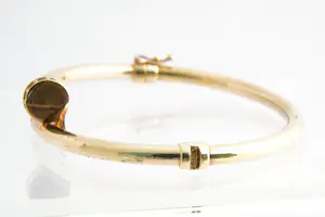 110 - Mooie 18 Krt rosé gouden design "spijker" armband - Cartier model kopen? Bied vanaf 390!