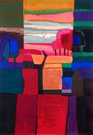 Ton Schulten - Gr Kleurenzeefdruk HERFST I Handgesigneerd verkocht voor € 475!