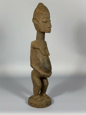 Dogon - 180702 - Tribal used Old African Dogon statue - Mali. kopen? Bied vanaf 150!