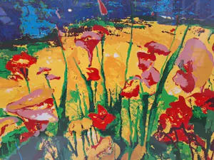 Kees van Bohemen - Landschap met bloemen (handgesigneerd) kopen? Bied vanaf 160!