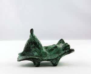 Saskia Pfaeltzer - Brons, Liggend figuur verkocht voor € 70!