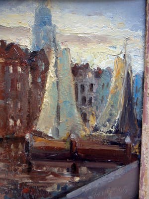 Frits Giltay - Zeilboten in stadshaven kopen? Bied vanaf 120!