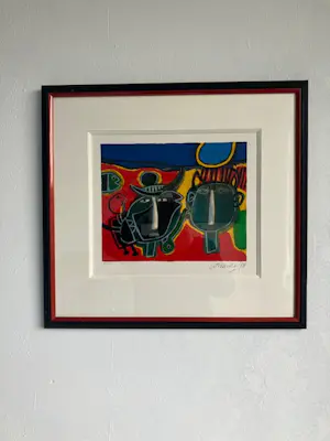 Corneille - Fantasie figuren ***prachtig ingelijst, topcadeau of voor jezelf*** kopen? Bied vanaf 250!