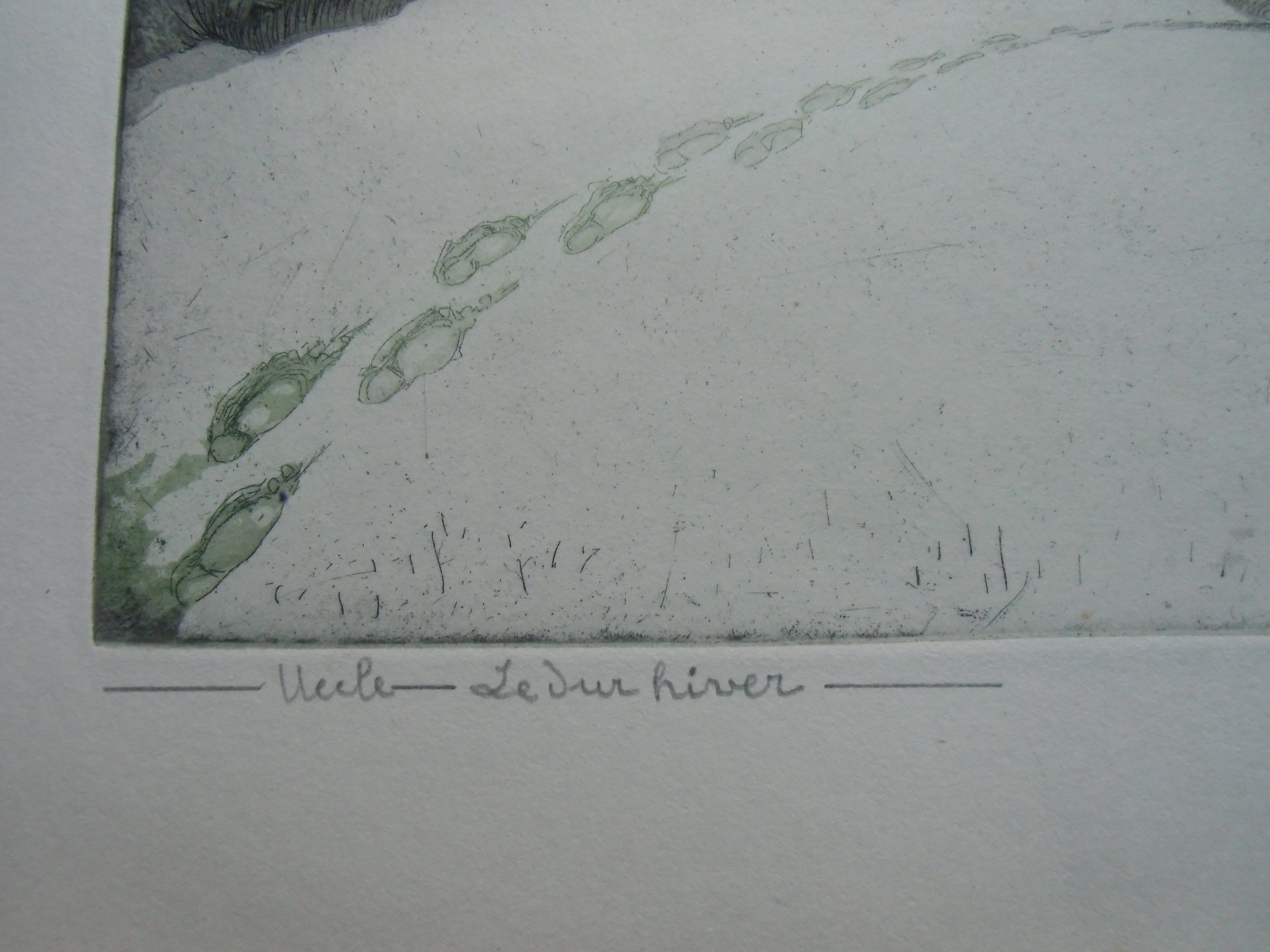 Henri Quittelier - LE DUR HIVER /// KLEURETS VAN HENRI QUITTELIER kopen? Bied vanaf 40!